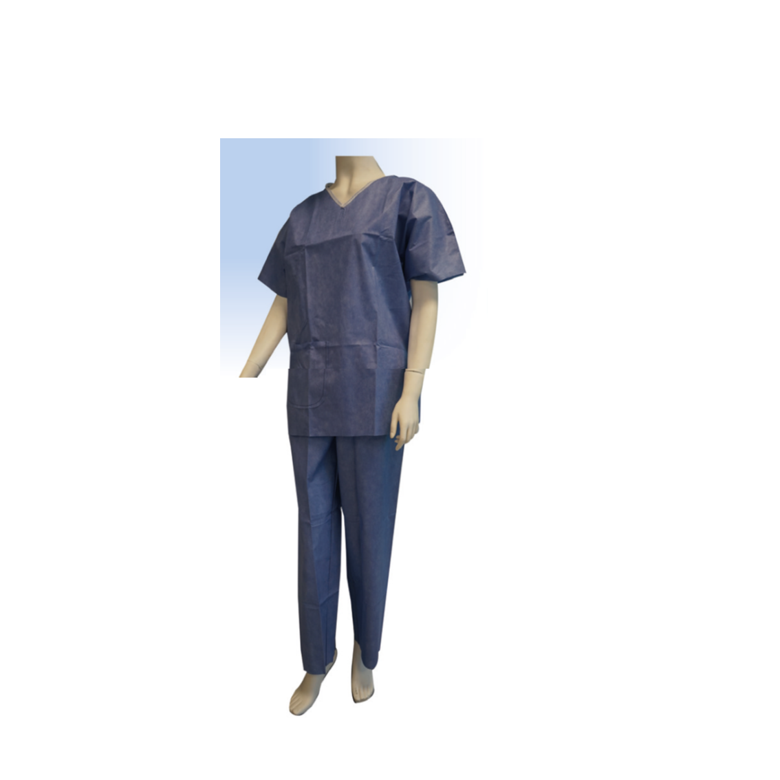 Abena - Pyjama de bloc Smart avec manches courtes en SMS 35g/m² - Carton de 50 pièces