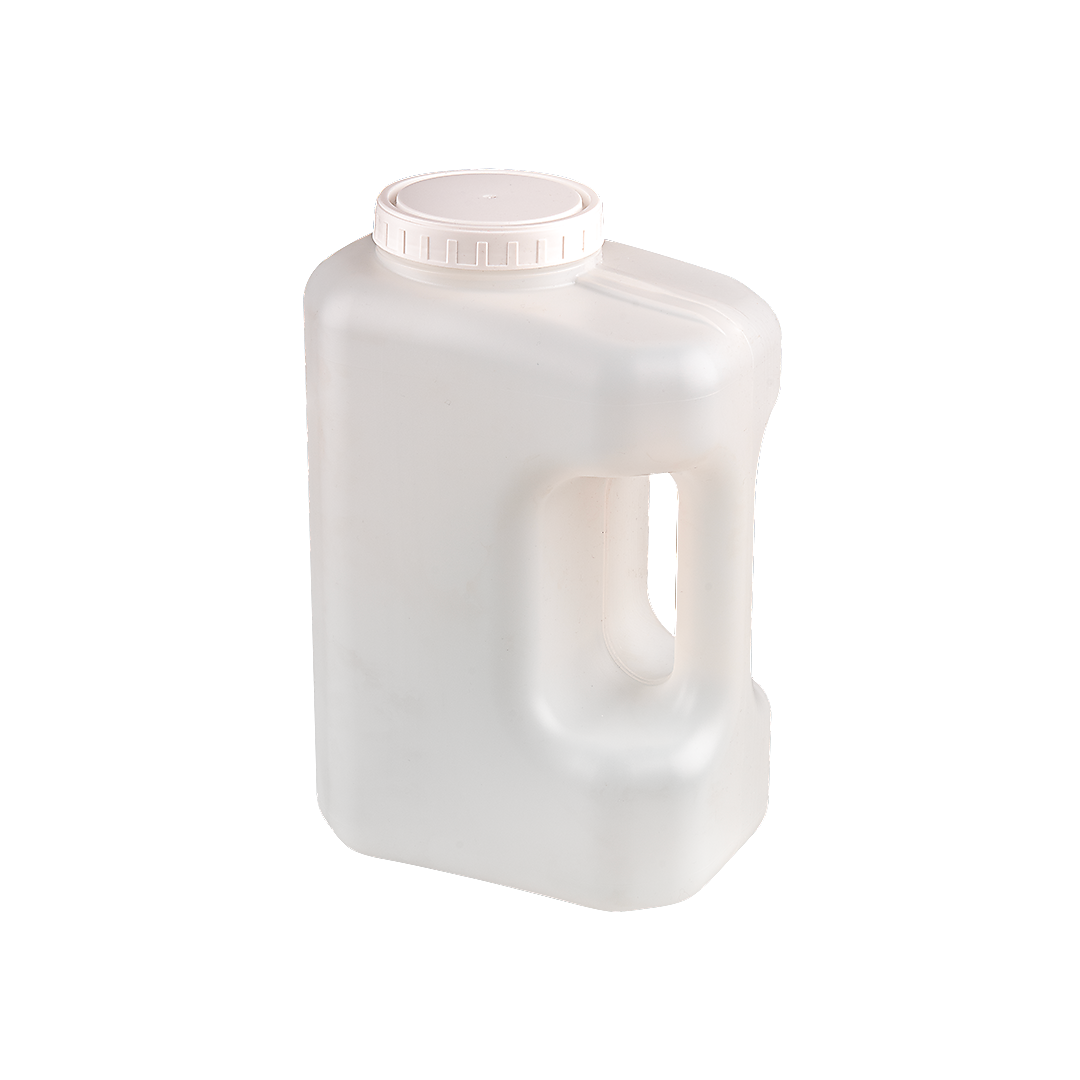 Conteneur carré pour urine de 24 h avec poignée ergonomique 3000 ml avec bouchon - 30 pièces