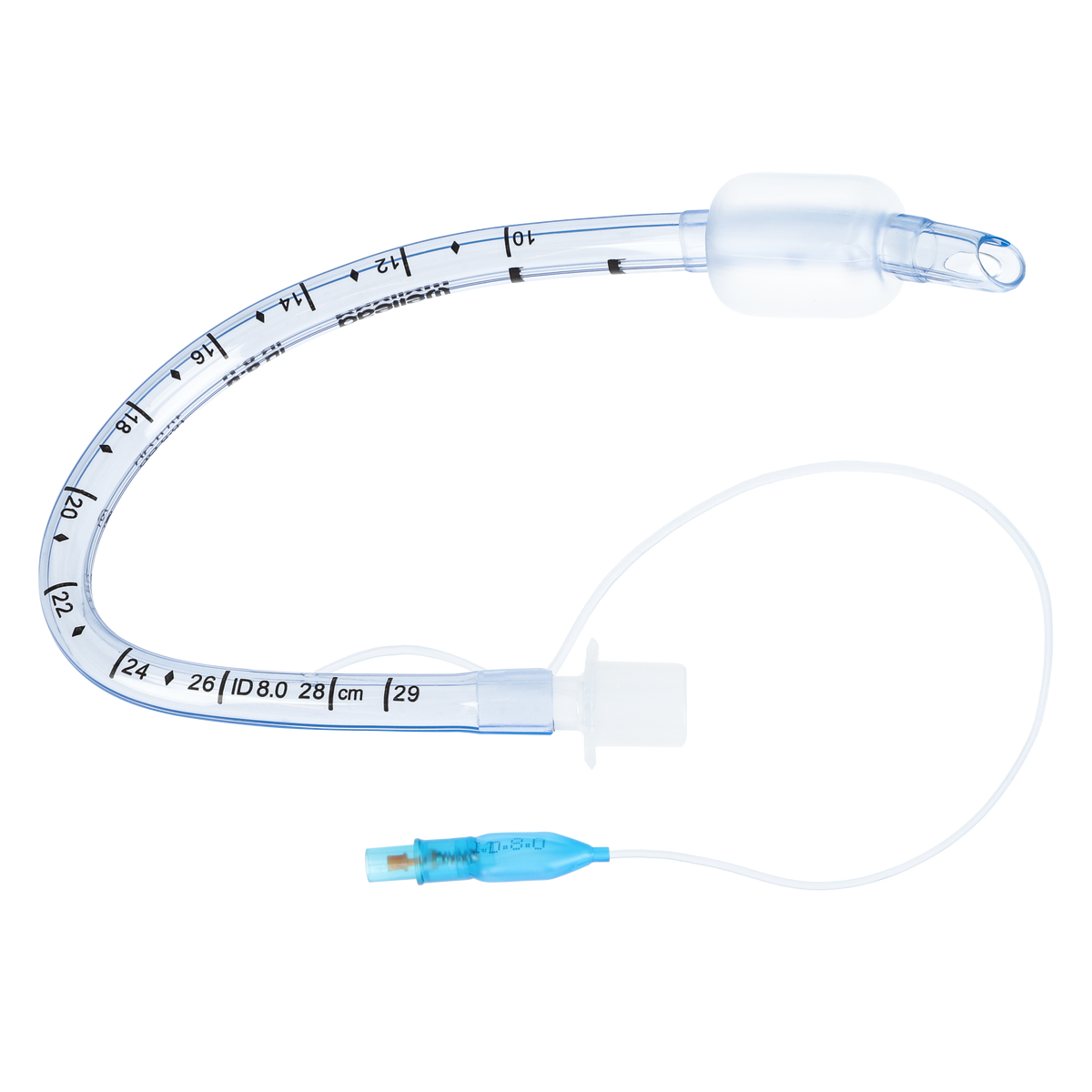 Zarys Sonde trachéale orale, à ballonnet, taille 8,0 - Vendu à l’unité