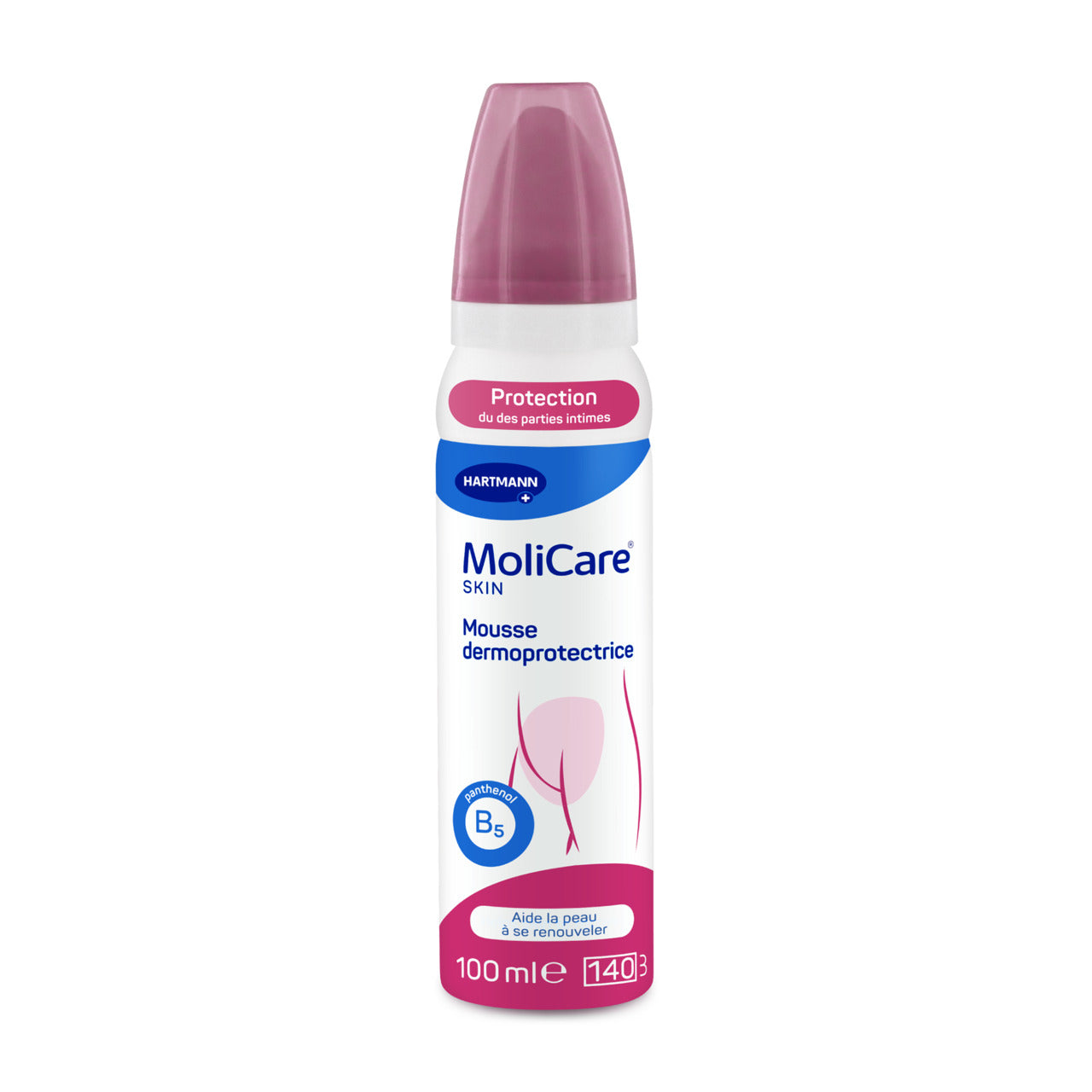 HARTMANN - MoliCare Skin - Mousse dermoprotectrice 100 ml - Carton de 12 pièces