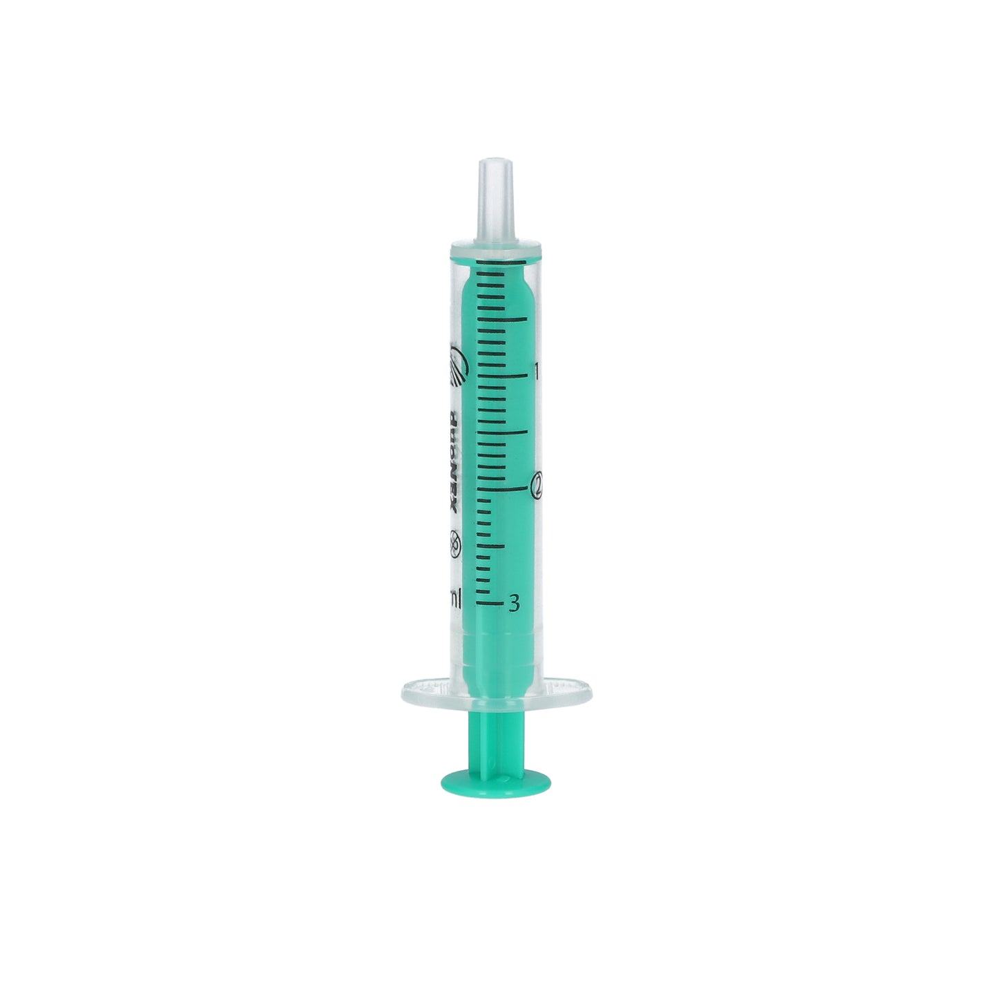 Zarys duoNEX - Seringue à usage unique, 2 parties, stérile 20 ml luer, piston vert, sans phtalates - Carton de 8 boîtes de 100