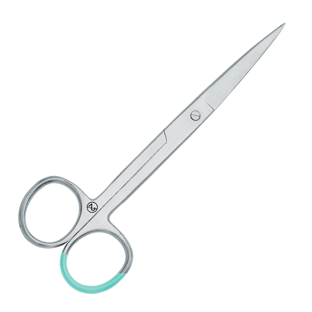 HARTMANN - Ciseaux pointu / pointu droits 13cm - Boite de 25 pièces