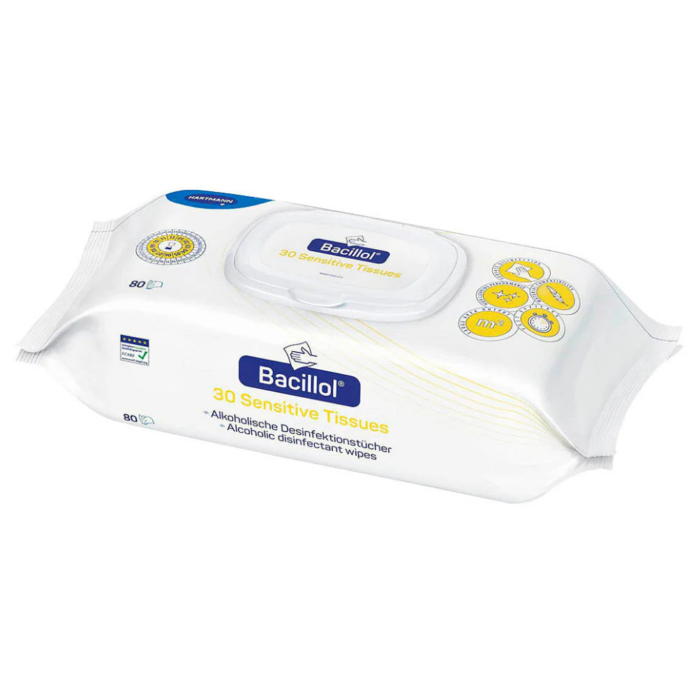 HARTMANN - Bacillol 30 Sensitive Tissues - Carton de 6 paquets