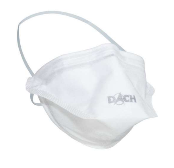 DACH - Masque respiratoire FFP2 - Fabriqué en Europe - Boite De 50
