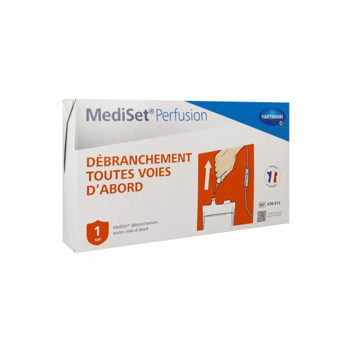 Hartmann - Mediset - Set de débranchement de Perfusion toutes voies d’abord - Carton de 10 sets
