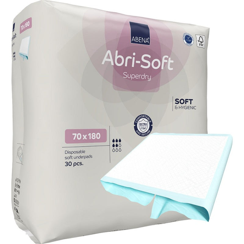 Abena - Alèses jetables bordable ABRI SOFT - Superdry