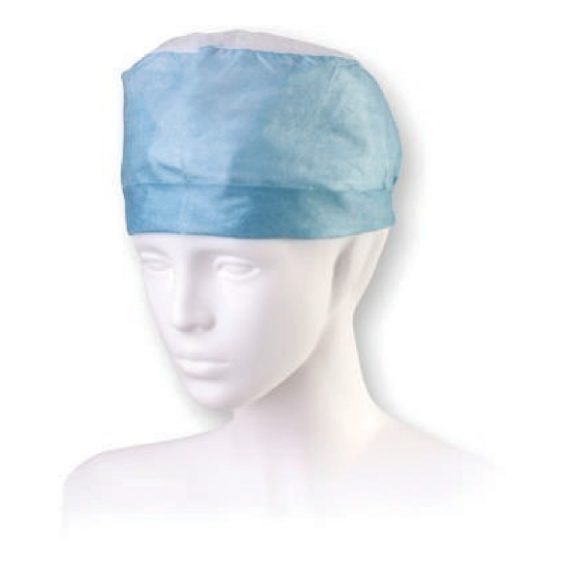 Bonnet médical avec élastiques - Boite de 100 pièces