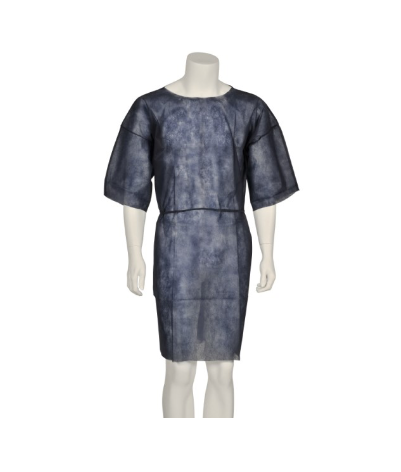 Abena - Chemise patient en polypropylène non-tissé avec manches courtes 40g/m² - Sachet de 10 pièces