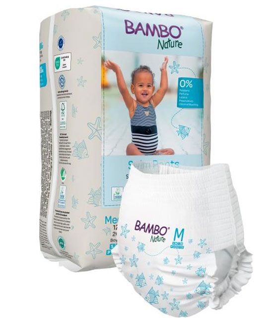 Bambo Nature - Couches de bain pour Bébé - Sachet de 12 pièces