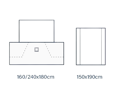 Drap de gynécologie stérile STANDARD - 1 pièce