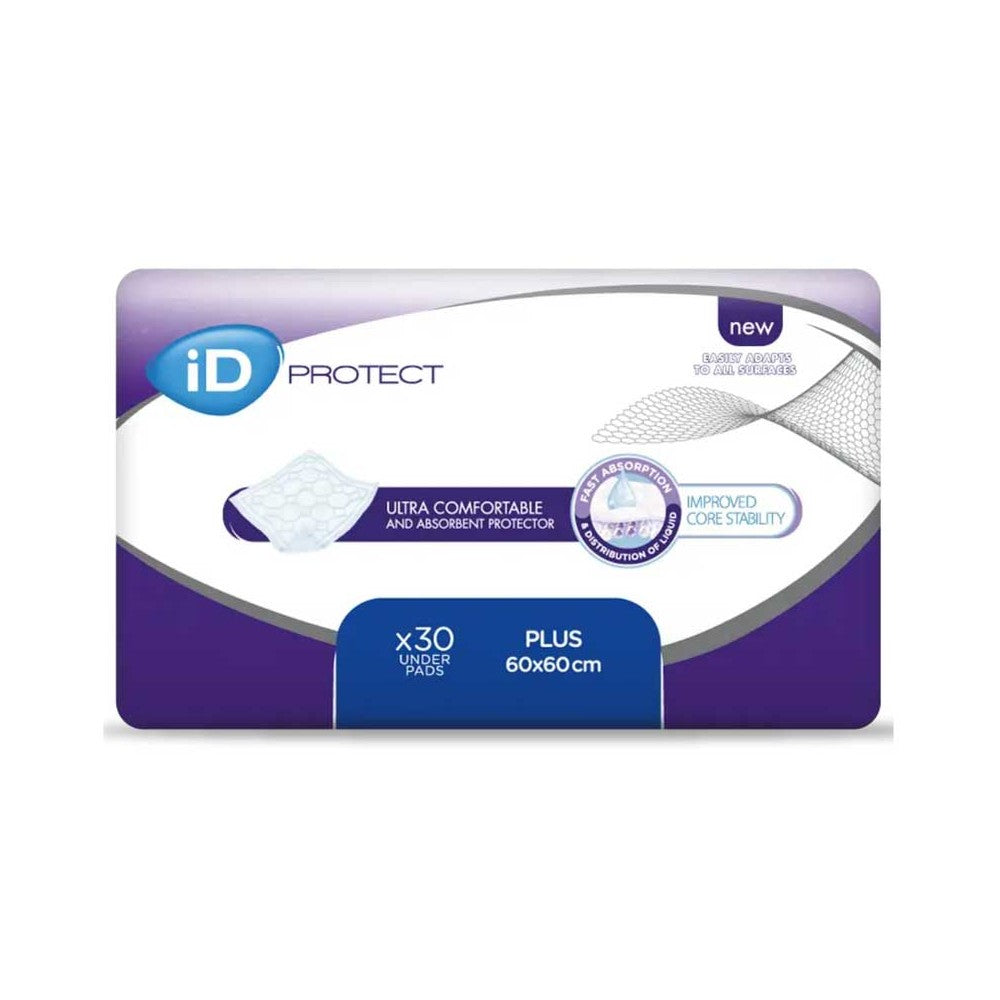 Ontex - Alèses jetables iD Protect PLUS 60 x 90 cm - Sachet de 30 pièces