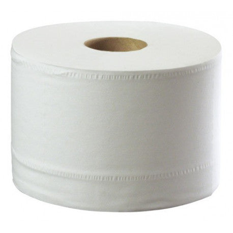 Abena - Papier toilette - 9,5 cm x 33,7 m - 2 plis blanc - Carton de 48 rouleaux