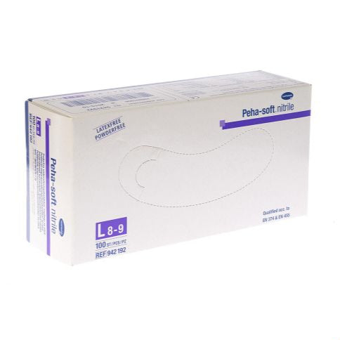 HARTMANN - Gant d'examen en nitrile non poudré Peha-soft nitrile PF - Carton de 10 boites de 100
