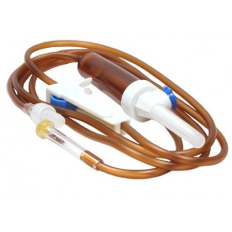 Perfuseur opaque easyFLOW IS AMBER - 10 pièces