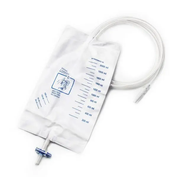 Poche d'urine avec port de prelevement - 10 Pièces