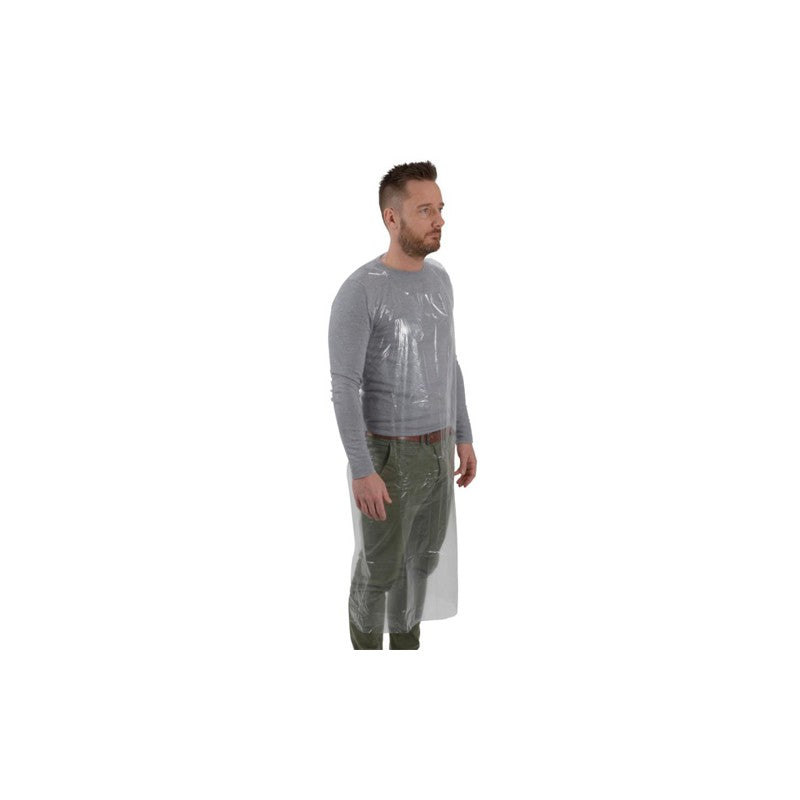Abena - Tablier de protection transparent 125 x 81 cm - Carton de 450 pièces