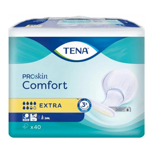 Tena - Protection urinaire anatomique comfort ProSkin Extra - Sachet de 40 pièces