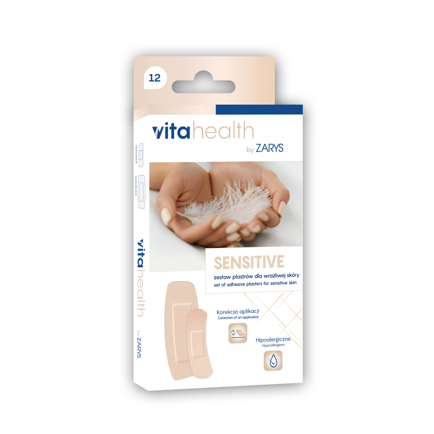 SENSITIVE - Set de pansements pour peau sensible non stérile - 12 pièces