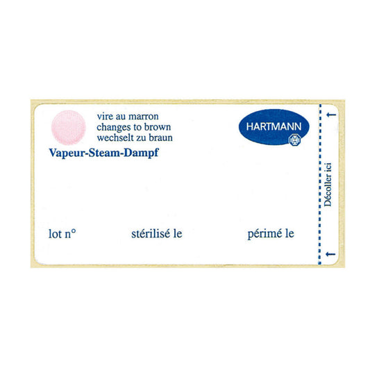 HARTMANN - Etiquette PACK TRACE - 69 x 36 mm - Carton de 4 rouleaux de 500 étiquettes