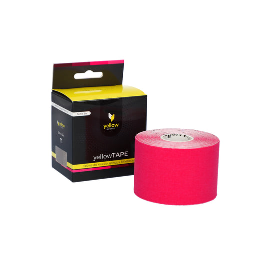 Zarys yellowTAPE - Kinesiotape, non stérile, rose, 5 cm x 5 m - Vendu à l’unité