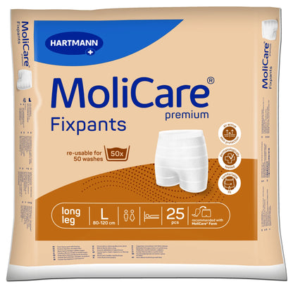 HARTMANN - MoliCare - Slip de maintien Unisexe - Fixpants Premium longleg - Boite de 25 pièces