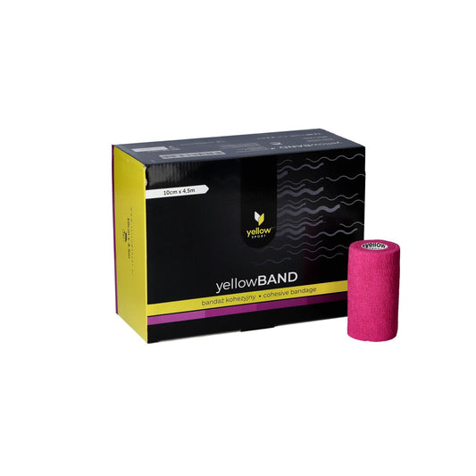 Zarys yellowBAND - Bandage cohésif, non stérile 10cm x 4,5m violet - Boîte de 12 unités