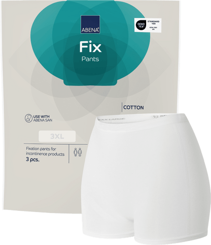 Abena - Sous-vêtements de maintien en coton - Fix Pants - 3 pièces