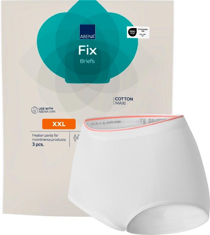 Abena - Sous-vêtements de maintien en coton - Fix Briefs Maxi