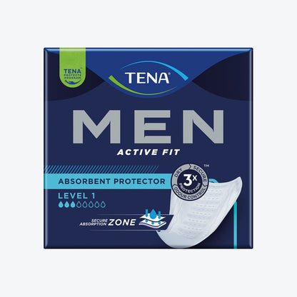 Tena - Protection urinaire homme - Light Niveau 1 - Carton de 6 Sachets de 24 pièces