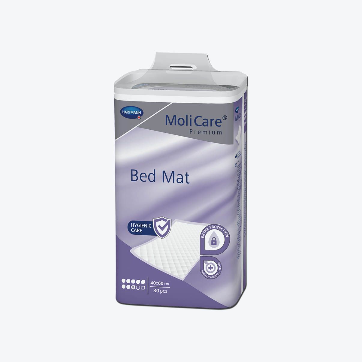 HARTMANN - MoliCare - Alèse de protection jetable 8 gouttes - Premium Bed Mat - Sachet de 30 pièces