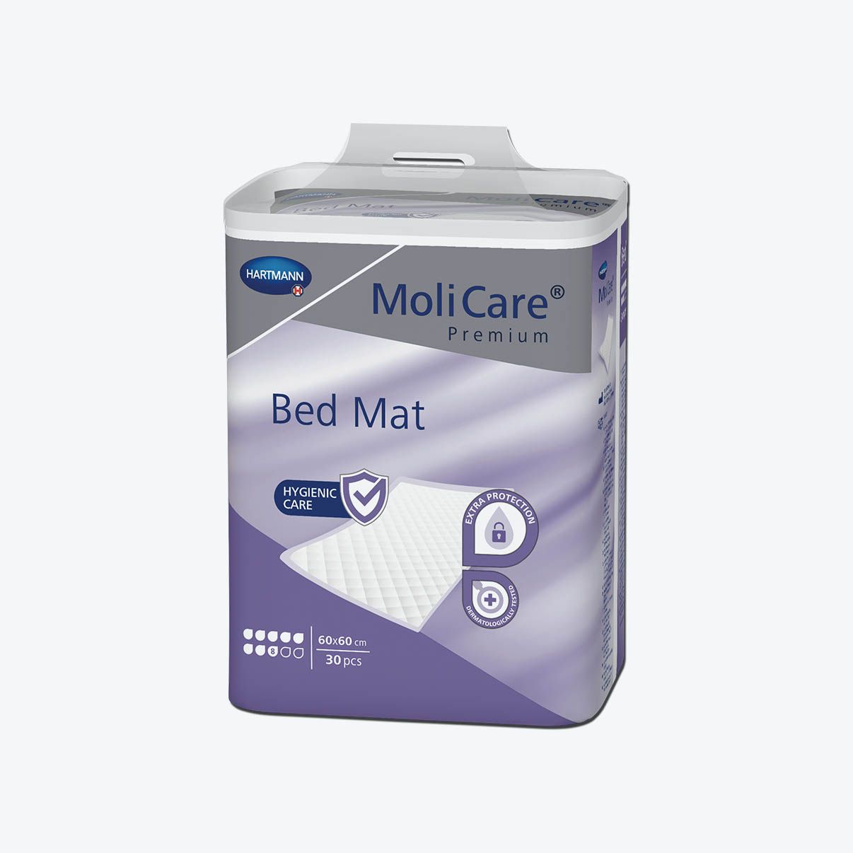 HARTMANN - MoliCare - Alèse de protection jetable 8 gouttes - Premium Bed Mat - Sachet de 30 pièces