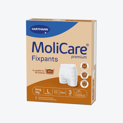 HARTMANN - MoliCare - Slip de maintien Unisexe - Fixpants Premium longleg - Boite de 3 pièces