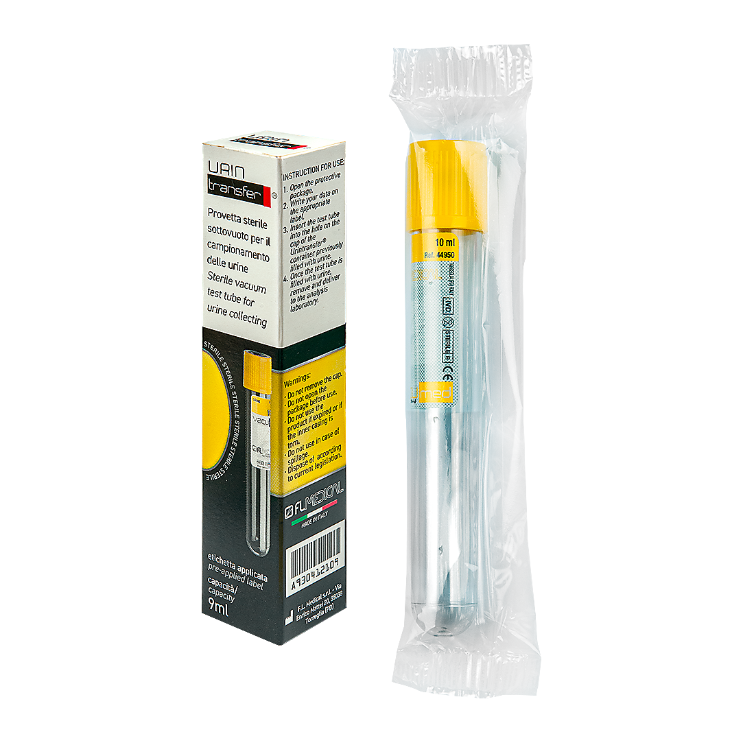 Tube sous vide sans conservateur – 10 ml - Carton de 100 pièces