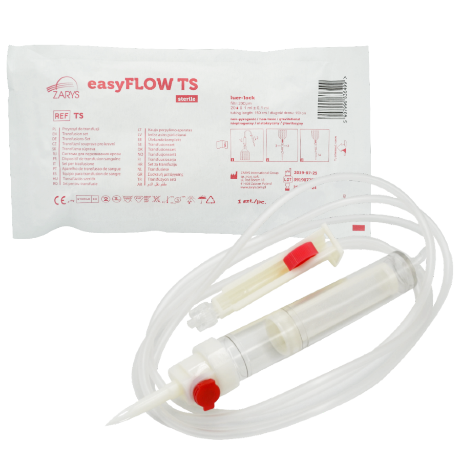 Transfuseur easyFLOW TS - Carton de 250 pièces