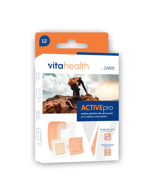 ACTIVEpro - Pansements adhésifs pour les personnes actives non stérile - Boite de 12 pièces