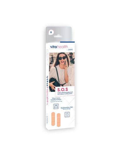 S.O.S. - Set de pansements pour sacs à main non stérile -  Carton de 120 boites de 8 pièces