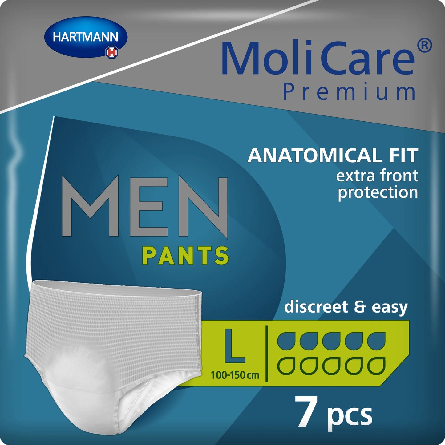 HARTMANN - MoliCare Premium Men Pants - Protection urinaire pour homme 5 gouttes
