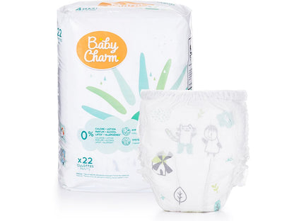 BabyCharm - Couche Culotte Taille 4 Maxi (9-15Kg) - Sachet de 22 Pièces