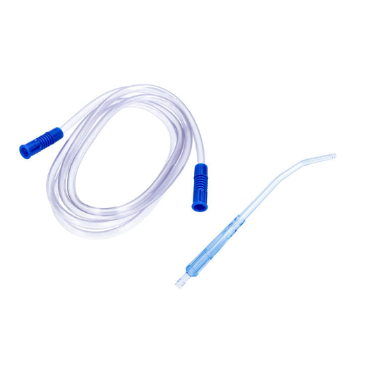 Kit d'aspiration chirurgicale stérile avec canule de Yankauer à Embout Bulbe