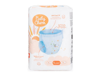 BabyCharm - Couche Culotte Taille 5 Junior (12-17Kg) - Sachet de  20 pièces