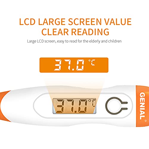 Genial - Thermomètre électronique numérique à pointe flexible