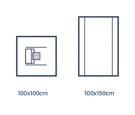 Champ ophtalmique stérile COMFORT avec fenestration et pochette 170cmx150cm  - 1 pièce