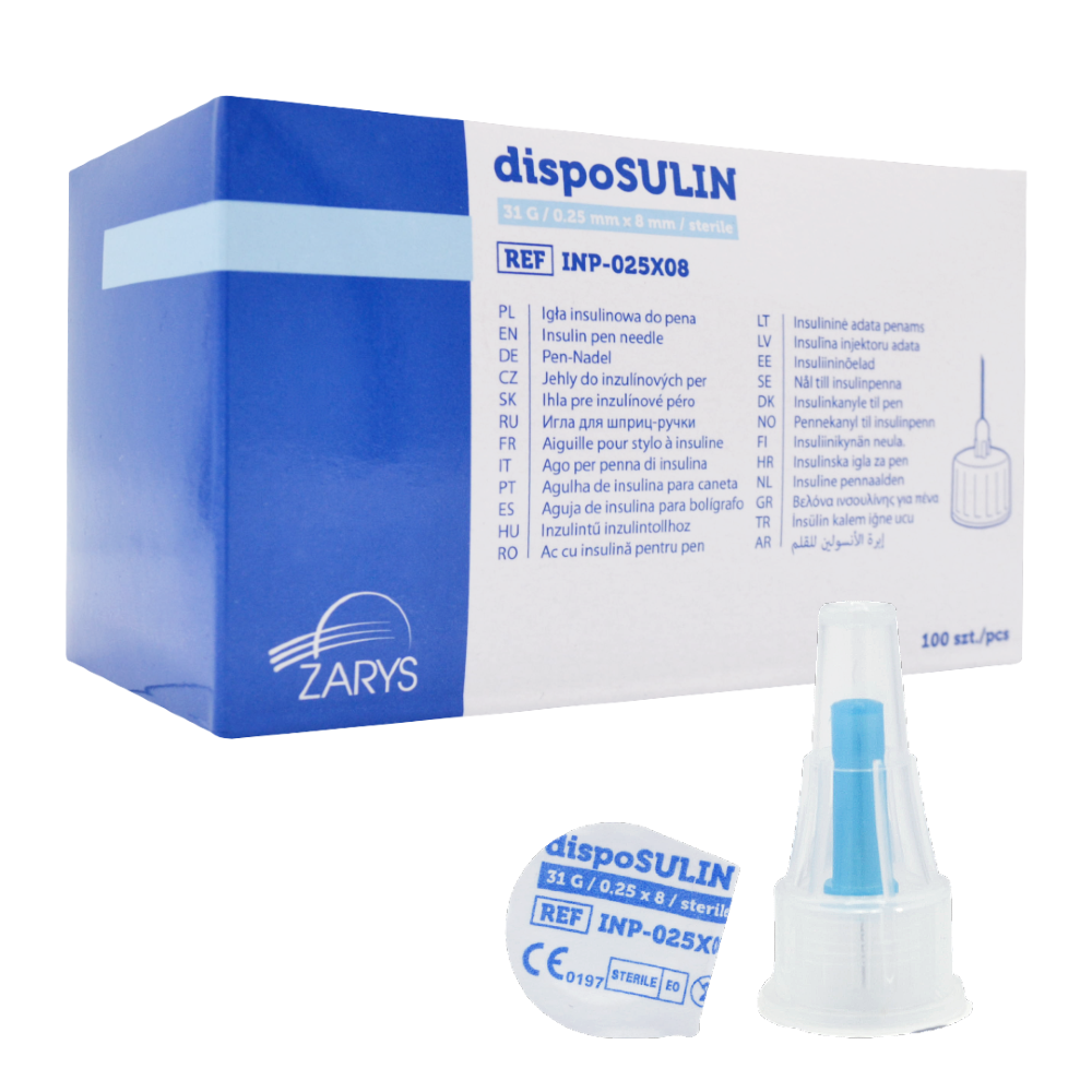 Aiguille pour stylo à insuline stérile - Boite de 100