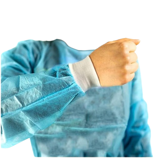 Abena - Blouse de protection en PP 25g avec poignets jersey 120x140cm - Carton de 10 sachets de pièces