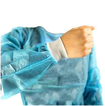 Abena - Blouse de protection en PP 25g avec poignets jersey 120x140cm - Carton de 10 sachets de pièces