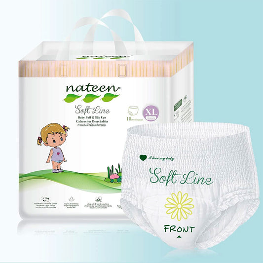Nateen - Couche Culotte Taille Extra Large (+12kg) - Sachet de 18 pièces