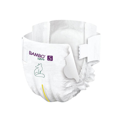 Bambo Nature - Couche bébé Taille 5 Junior paquet haut (12-18kg) - Sachet de 44 pièces