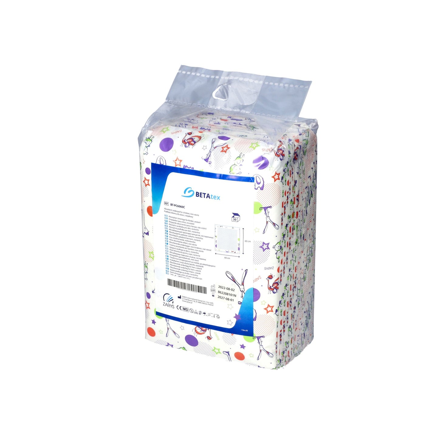 Alèse absorbante pour enfants, non stérile