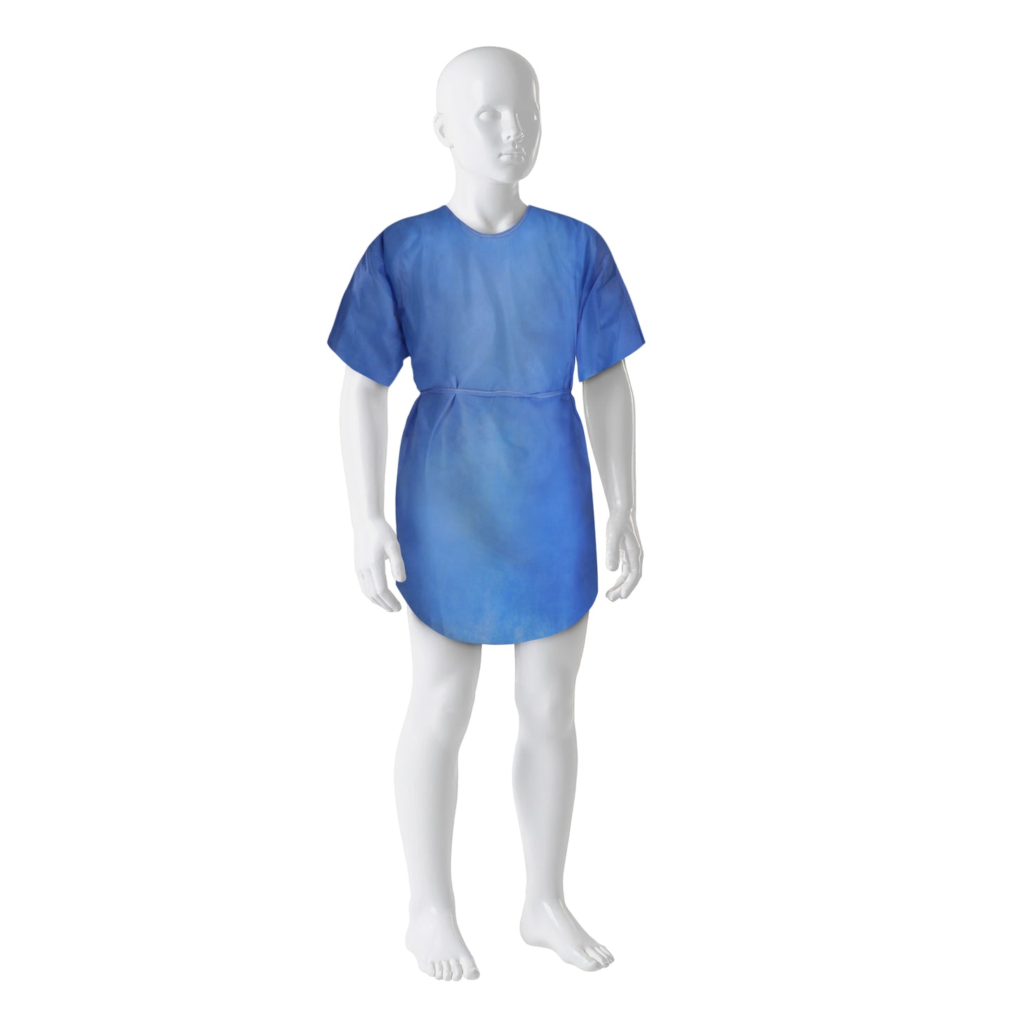 Zarys Blouse BETAtex - Patients, pédiatrique, non tissée, bleue, SMS 35g, non stérile - Boîte de 10