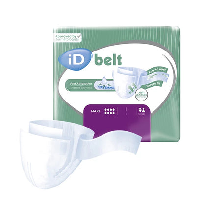 Ontex - Couches adultes à ceinture ID Belt Maxi - Sachet de 14 pièces